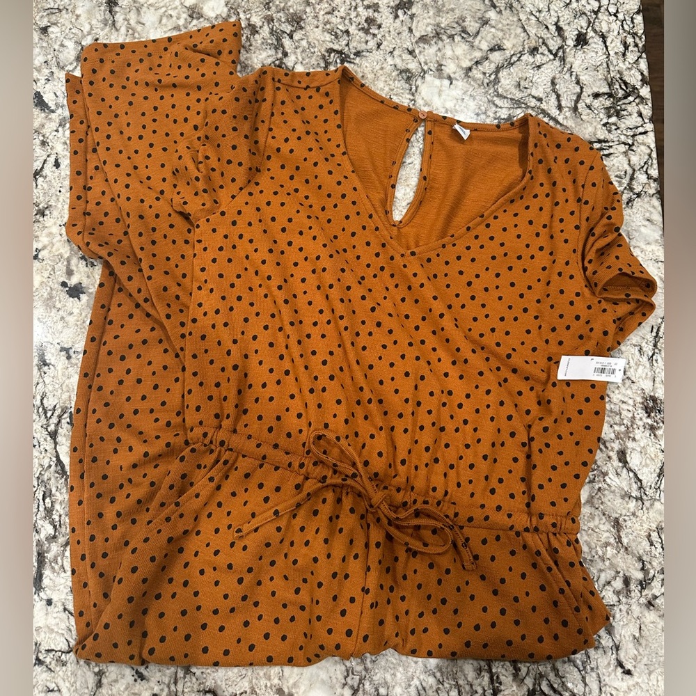 Polka Dot V-Neck Women's jumpsuit